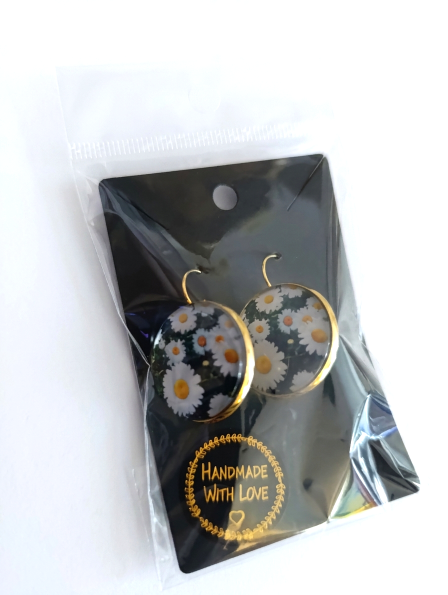 Náhradní dárkové balení pro naše náušnice „Handmade with Love“ celofán